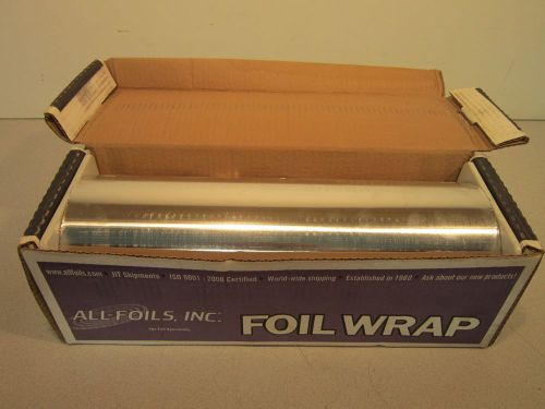 All-foils, inc. aluminum alloy metal foil wrap 36lb/rl 18&#034;w x 850&#039;l original box for sale