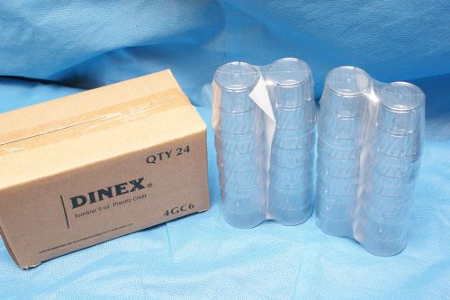 Dinex 4GC6 Clear Swirl Tumbler 6 oz       Box of 24
