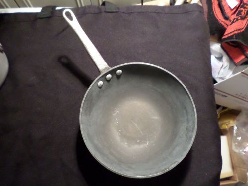 used commercial aluminum cookware flat bottom stir fry wok G175HC  , G 175 HC