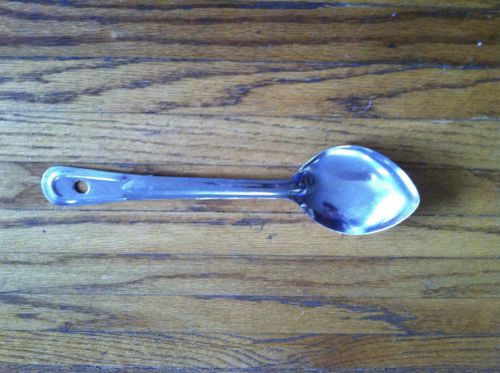 11&#034; Heavy Duty Stainless Steal Solid Serving, Basting Spoon New &amp; Used, Qty: 18