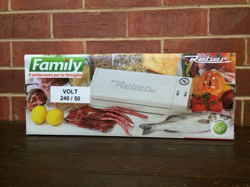 Reber Family Vacuum Food Saver/Sealer - ITALIAN MADE -  Butcher, Chef, Camping.