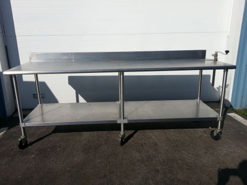 8&#039; All Stainless Steel Table w/ Can Oprner....