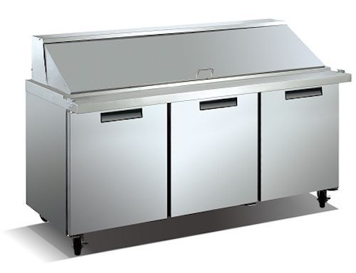 Metalfrio 70&#034; mega top sandwich prep table w/ 30 pans - sclm3-70-30 for sale