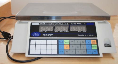 Electronic price computing scale by globe model gs130 for sale