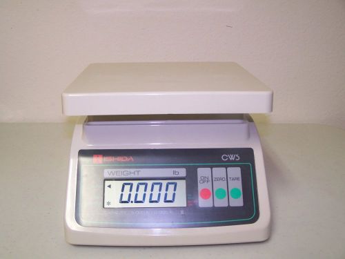 Ishida cws portable food compact weigh scale,5lbx0.005lb,class iii,made in japan for sale
