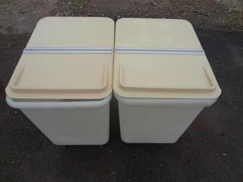 Mobile Ingredient Bin, food storage, 26 lbs. 2 for this price #240