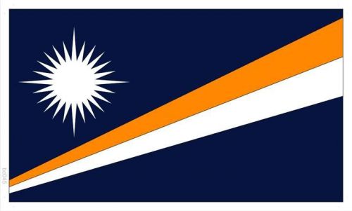 bc045 FLAG OF MARSHALL ISLANDS (Wall Banner Only)