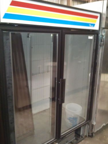 True 2 door glass commercial freezer gdm-49f (cheap shipping) (warranty) for sale