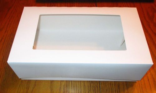 lot of  24  Cupcake Box  or  bakery  box  with WINDOW 11 x 6-1/2  x 3-1/2