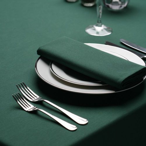 60 forrest green restaurant wedding catering dinner cloth linen napkins 20x20 for sale