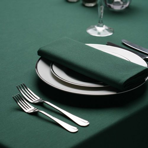 60 FORREST GREEN RESTAURANT WEDDING CATERING DINNER CLOTH LINEN NAPKINS 20X20