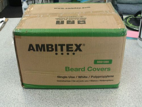 Ammex Latex-Free Beard Covers - Case of 1000
