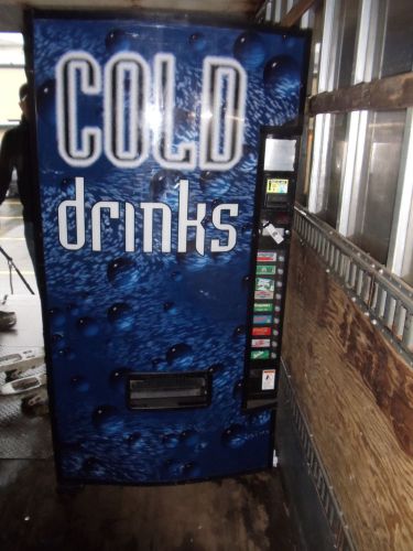 Dixie Narco 501e beverage vending machine with Cold Drink Front