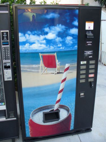 NICE LOOKING USI CD10 COLD DRINK multiprice soda vending machine-SHIPS NEXT DAY