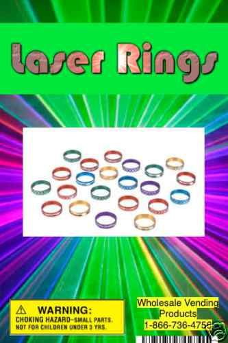 250 Laser Rings in 1&#034; Vending Capsules Wholesale!!!!!!!