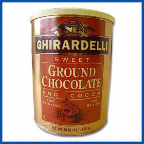 Ghirardelli Sweet Ground Chocolate and Cocoa 3 lb 6 count MPN 62023