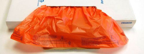 2 Case 2000 Orange Plastic Merchandise Shopping Bags 10X13 Disp Suffocation Warn
