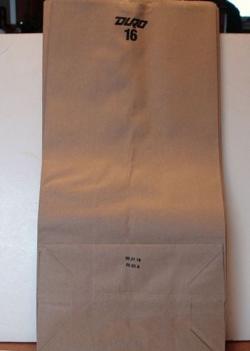 25 #16  Brown Paper Bags  For Old Bag Racks