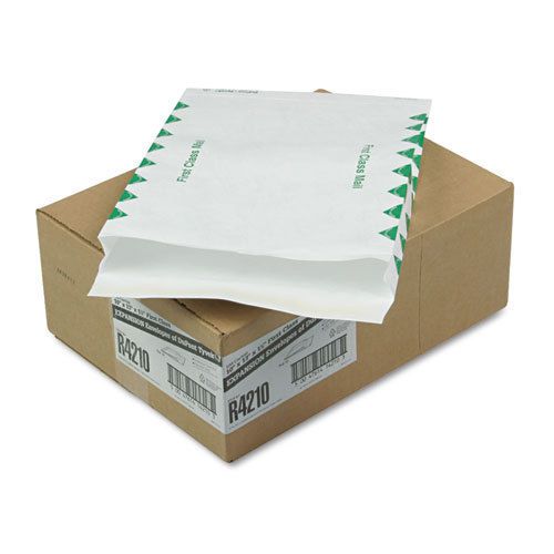 Tyvek expansion mailer, first class, 10 x 13 x 1 1/2, white, 18lb, 100/carton for sale