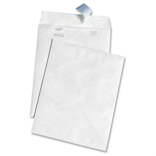 Quality Park R3140 White Leather Tyvek Mailer, 10 X 13, White, 100/box
