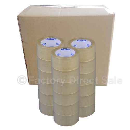 18 rolls-2&#034;x110 yards(330&#039; ft)–box carton sealing packing packaging tape new for sale
