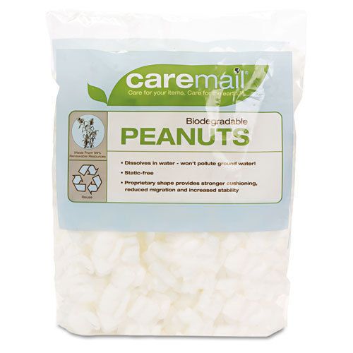 Caremail CareMail Biodegradable Peanuts, 0.34 Cubic Feet