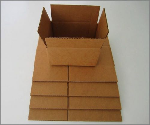 10 12x10x4 Corrugated Cardboard Boxes Shipping Mailing Packing Moving Box Carton