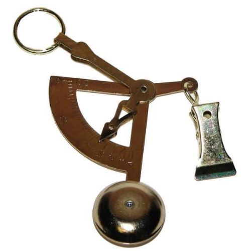 Metal Hand Held Hanging Postal Scale 100 Gram Capacity Case Included Gold Plated