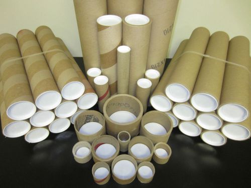 5 shipping tubes - 2&#034; id (inside diameter) - custom cut lengths b/w 1&#034;-24&#034; for sale
