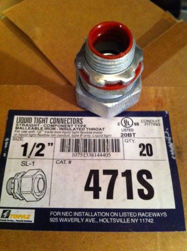 20- 1/2&#034; seal tight connectors for sale
