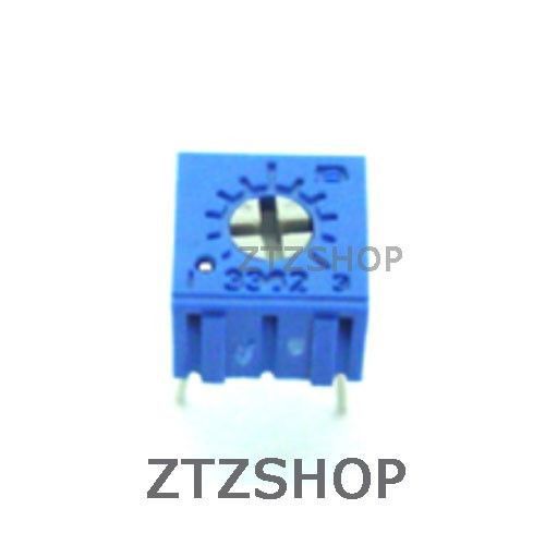 1 x 1K Ohm Cermet Potentiometer 1 Turn 3360 3362P - ZTZSHOP - Free Shipping