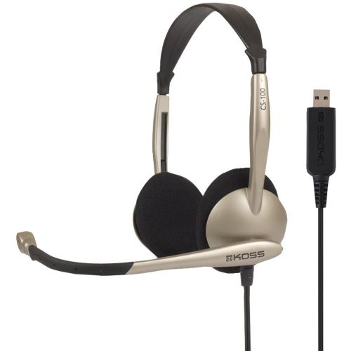 BRAND NEW - Koss 178188 Cs100 Usb On-ear, Over-the-head Stereophone Headset