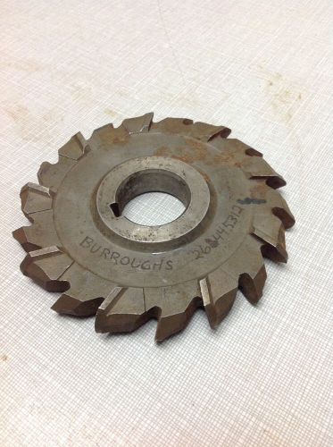 Burroughs cutting tools staggered tooth side cutting milling cutter #26 445312 for sale