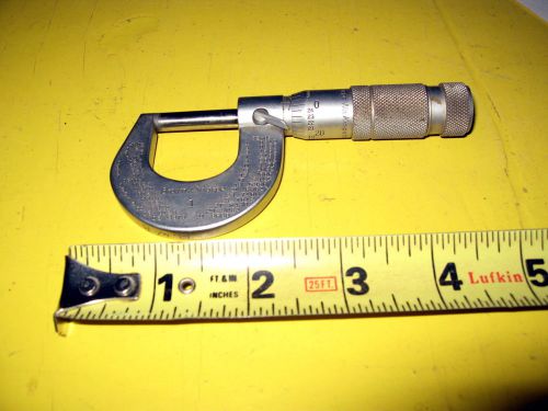 Machinists micrometer 1 inch brown &amp; sharpe for sale