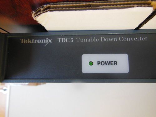 Tektronix TDC5 Tunable Down Converter Model: TDC 5 Part No: V9510880 System: MN