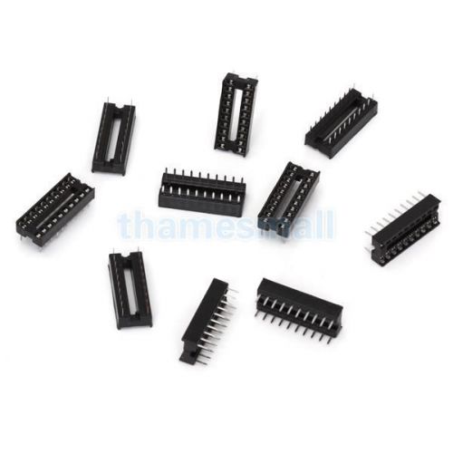 10pcs 20pin 20 pin dip ic socket adapter 2.54 mm pitch high quality for sale