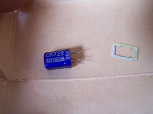 Transistor Blue Raytheon PNP Ge Germanium Transistor CK722 Tested Vintage Rare
