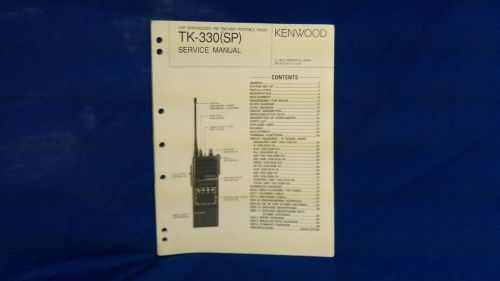 Kenwood TK-330SP Service Manual B51-8127-00