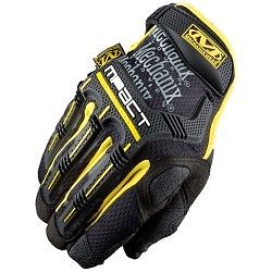 Mechanix Wear MPT-51-009 Mpact Glove with Poron XRD Black/Yellow Size Medium