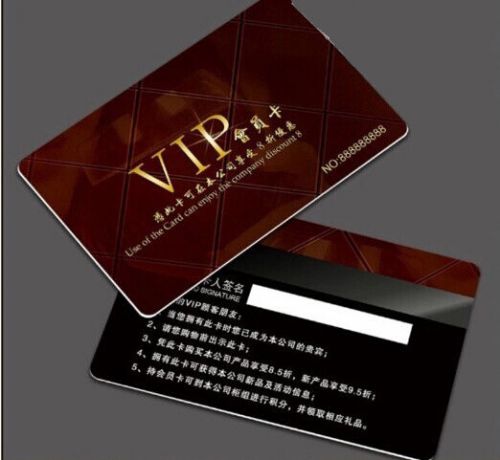 200 Membership VIP ID Business Card PVC Plastic Full Color Glossy Matte Printing