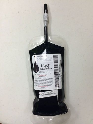 Belquette Printsrite Black Textile Ink 250 ml Bag CON-GOA-0012