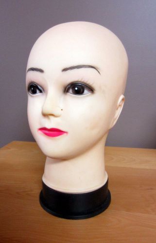 Mannequin Head / Display Millinery Model Head / Wig Stand / Hair Training Head