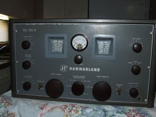VINTAGE HAMMARLUNDHQ-140-X  TUBE RADIO Restoration Piece Untested