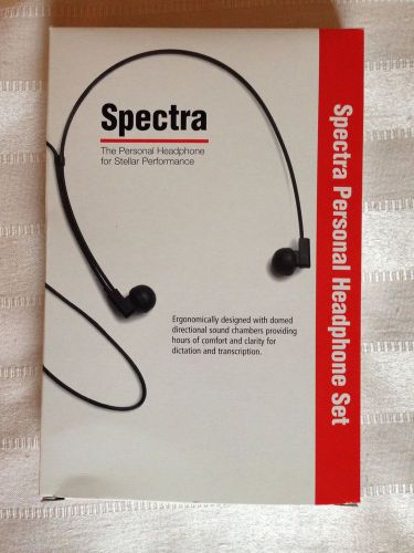 Spectra sp-pc transcription headset with carry bag *new* for sale