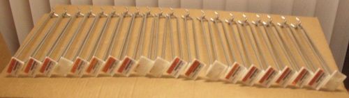 Lot of 20 peg hooks 14&#034; scan pricing pegboard peghook board for sale
