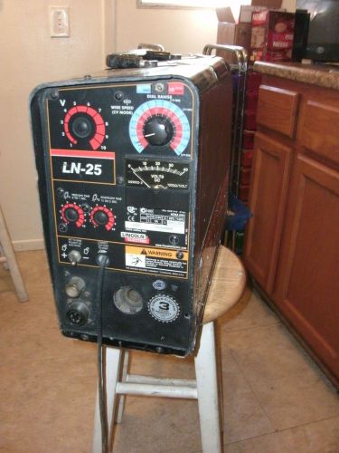 Lincoln welder ln-25 suitcase wire feeder good condition free shipping for sale