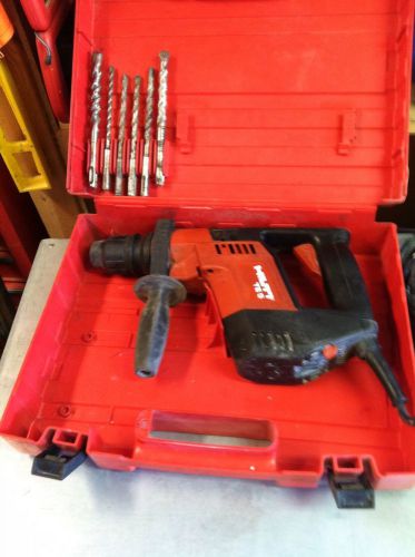 HILTI Rotary Hammer Drill w/Case  Mod. # TE 5 &#034;Great Condition&#034;! With Bits