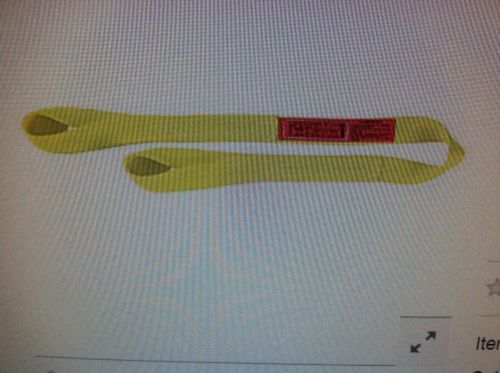 Lift-all ee2601 1&#034; web sling 6 foot choker 1900# vertical 2400# lifting strap for sale