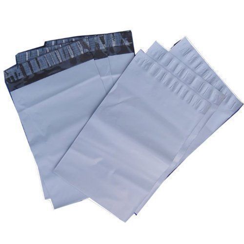 20 poly mailers 10&#034; x 13&#034; shirt size clothes shipping bag 10x13 self-sealing wht for sale