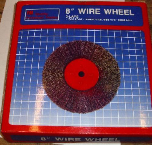 FOREMOST 8&#034; WIRE WHEEL WITH 5/8&#034; ARBOR